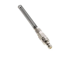 Nickel-plated Brass DN 5 Air Coupling Plug 4x6 mm Union Nut Bend-Protect Double Shut-Off