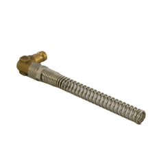 Messing DN 5 Luftkupplungsstecker 4x6 mm Überwurfmutter Biegeschutzwinkel [2 Stück]
