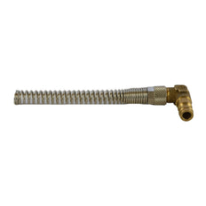 Messing DN 5 Luftkupplungsstecker 4x6 mm Überwurfmutter Biegeschutzwinkel [2 Stück]