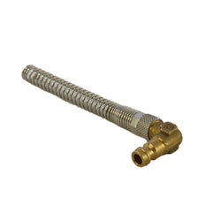 Messing DN 5 Luftkupplungsstecker 4x6 mm Überwurfmutter Biegeschutzwinkel [2 Stück]