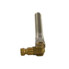 Messing DN 5 Luftkupplungsstecker 4x6 mm Überwurfmutter Biegeschutzwinkel [2 Stück]