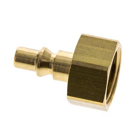Brass DN 5.5 (Orion) Air Coupling Plug G 1/2 inch Female [2 Pieces]