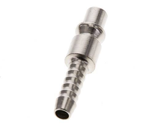 Hardened steel DN 5.5 (Orion) Air Coupling Plug 6 mm Hose Pillar [2 Pieces]