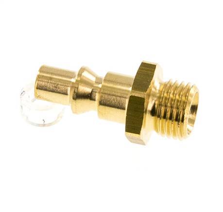 Brass DN 5.5 (Orion) Air Coupling Plug G 1/4 inch Male [5 Pieces]