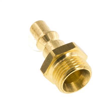 Brass DN 5.5 (Orion) Air Coupling Plug G 3/8 inch Male [5 Pieces]