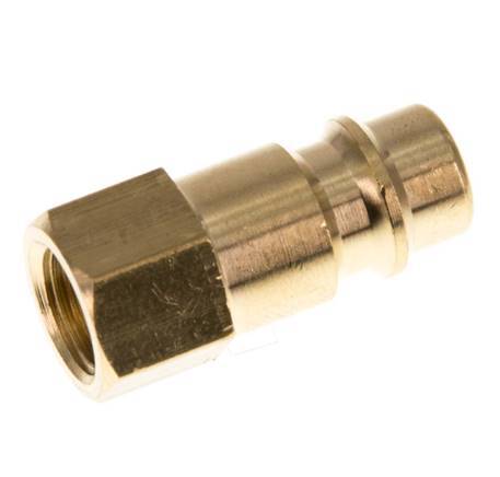 Brass DN 7.2 (Euro) Air Coupling Plug G 1/8 inch Female [5 Pieces]