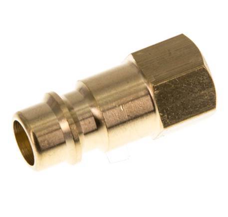 Brass DN 7.2 (Euro) Air Coupling Plug G 1/8 inch Female [5 Pieces]