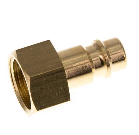 Brass DN 7.2 (Euro) Air Coupling Plug G 3/8 inch Female [5 Pieces]