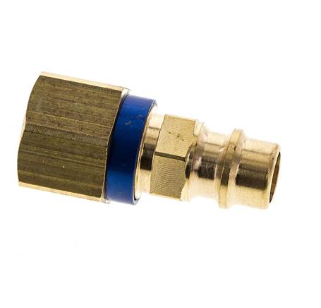 Messing DN 7.2 (Euro) Blau-kodierter Luftkupplungsstecker G 1/4 Zoll weiblich