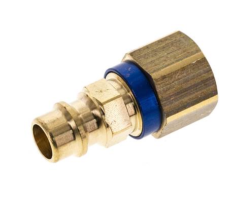 Messing DN 7.2 (Euro) Blau-kodierter Luftkupplungsstecker G 1/4 Zoll weiblich