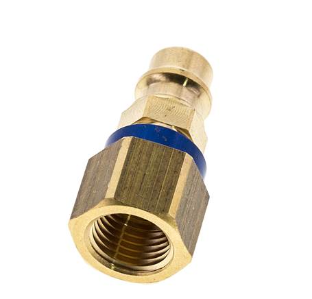 Messing DN 7.2 (Euro) Blau-kodierter Luftkupplungsstecker G 1/4 Zoll weiblich