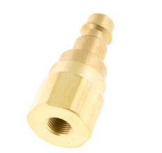 Messing DN 7,2 (Euro) Luftkupplungsstecker G 1/8 Zoll Innengewinde mit Rückschlagventil