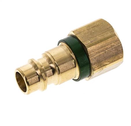 Messing DN 7.2 (Euro) Grün-kodierter Luftkupplungsstecker G 1/4 Zoll weiblich