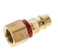 Messing DN 7.2 (Euro) rot-kodierter Luftkupplungsstecker G 1/4 Zoll weiblich