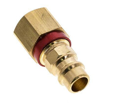 Messing DN 7.2 (Euro) rot-kodierter Luftkupplungsstecker G 1/4 Zoll weiblich