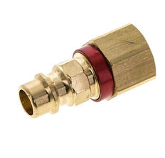 Messing DN 7.2 (Euro) rot-kodierter Luftkupplungsstecker G 1/4 Zoll weiblich
