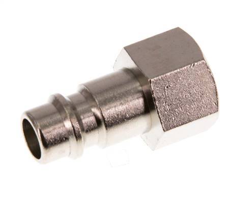 Nickel-plated Brass DN 7.2 (Euro) Air Coupling Plug G 1/4 inch Female [2 Pieces]