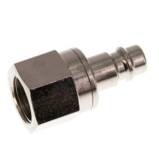 Messing vernickelt DN 7.2 (Euro) Luftkupplungsstecker G 3/8 Zoll Innengewinde Doppelabsperrung