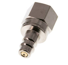 Messing vernickelt DN 7.2 (Euro) Luftkupplungsstecker G 3/8 Zoll Innengewinde Doppelabsperrung