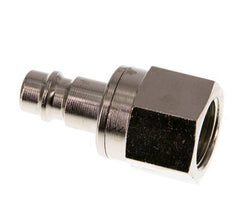 Messing vernickelt DN 7.2 (Euro) Luftkupplungsstecker G 3/8 Zoll Innengewinde Doppelabsperrung