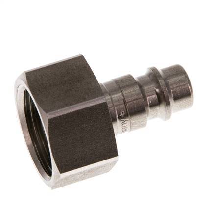 Edelstahl DN 7,2 (Euro) Luftkupplungsstecker G 1/2 Zoll Innengewinde