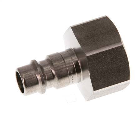 Edelstahl DN 7,2 (Euro) Luftkupplungsstecker G 1/2 Zoll Innengewinde