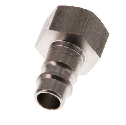 Edelstahl DN 7,2 (Euro) Luftkupplungsstecker G 3/8 Zoll Innengewinde