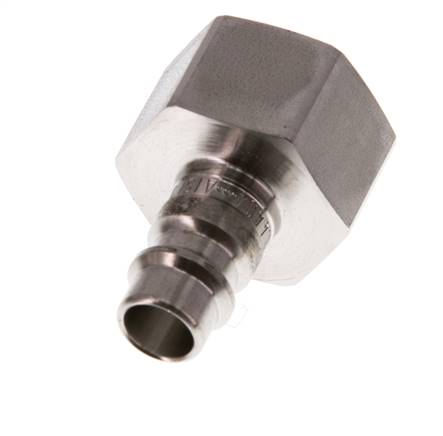 Edelstahl 316L DN 7,2 (Euro) Luftkupplungsstecker G 1/2 Zoll Innengewinde