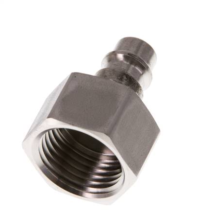 Edelstahl 316L DN 7,2 (Euro) Luftkupplungsstecker G 1/2 Zoll Innengewinde