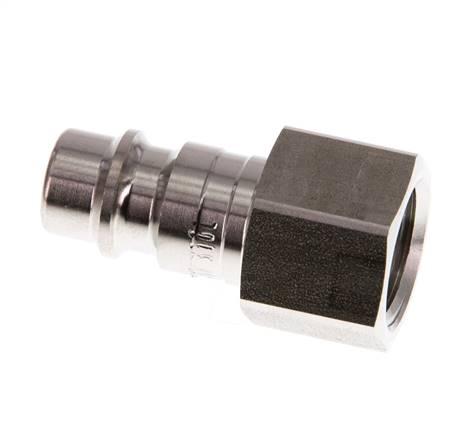 Edelstahl 316L DN 7,2 (Euro) Luftkupplungsstecker G 1/4 Zoll Innengewinde