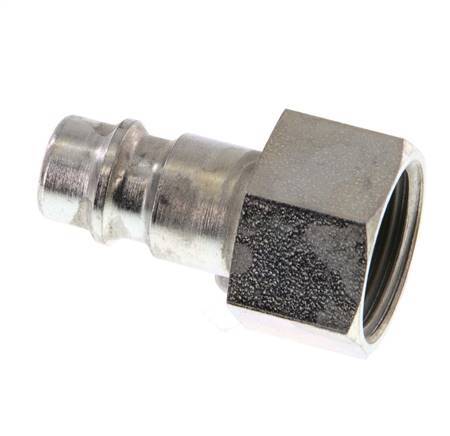 Hardened steel DN 7.2 (Euro) Air Coupling Plug G 3/8 inch Female [2 Pieces]
