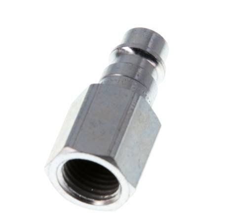 Hardened steel DN 7.2 (Euro) Air Coupling Plug G 1/4 inch Female [2 Pieces]