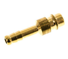 Brass DN 7.2 (Euro) Air Coupling Plug 6 mm Hose Pillar [5 Pieces]