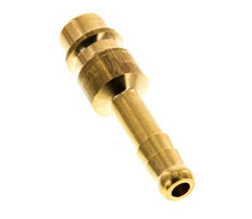 Brass DN 7.2 (Euro) Air Coupling Plug 6 mm Hose Pillar [5 Pieces]