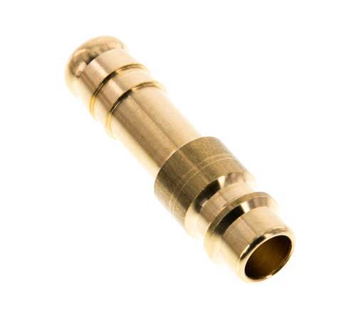 Brass DN 7.2 (Euro) Air Coupling Plug 9 mm Hose Pillar [5 Pieces]
