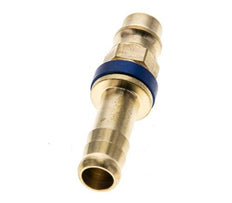 Messing DN 7.2 (Euro) Blau kodierter Luftkupplungsstecker 9 mm Schlauchpfeiler