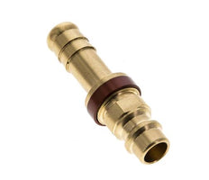 Messing DN 7,2 (Euro) Braun kodierter Luftkupplungsstecker 9 mm Schlauchpfeiler