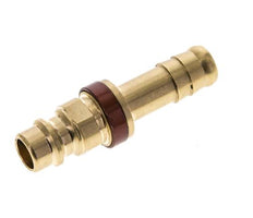 Messing DN 7,2 (Euro) Braun kodierter Luftkupplungsstecker 9 mm Schlauchpfeiler