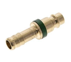 Messing DN 7.2 (Euro) Grün-kodierter Luftkupplungsstecker 9 mm Schlauchpfeiler