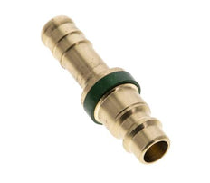 Messing DN 7.2 (Euro) Grün-kodierter Luftkupplungsstecker 9 mm Schlauchpfeiler