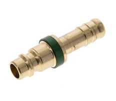 Messing DN 7.2 (Euro) Grün-kodierter Luftkupplungsstecker 9 mm Schlauchpfeiler