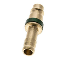 Messing DN 7.2 (Euro) Grün-kodierter Luftkupplungsstecker 9 mm Schlauchpfeiler