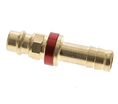 Messing DN 7.2 (Euro) Rot-kodierter Luftkupplungsstecker 9 mm Schlauchpfeiler
