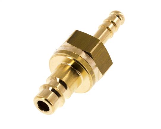 Messing DN 7,2 (Euro) Luftkupplungsstopfen 6 mm Schlauchpfeiler Sicherheit