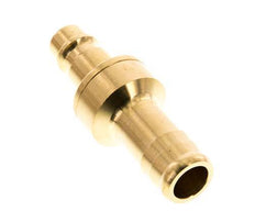 Messing DN 7.2 (Euro) Luftkupplungsstecker 13 mm Schlauchsäule Doppelabsperrung