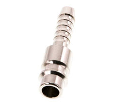 Nickel-plated Brass DN 7.2 (Euro) Air Coupling Plug 6 mm Hose Pillar [2 Pieces]