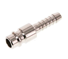 Nickel-plated Brass DN 7.2 (Euro) Air Coupling Plug 6 mm Hose Pillar [2 Pieces]