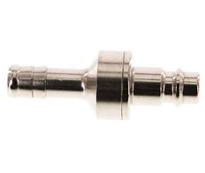 Messing vernickelt DN 7.2 (Euro) Luftkupplungsstecker 10 mm Schlauchsäule Doppelabsperrung