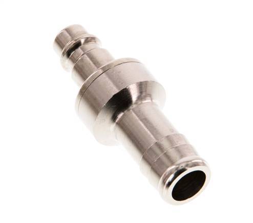 Messing vernickelt DN 7,2 (Euro) Luftkupplungsstopfen 13 mm Schlauchsäule Doppelabsperrung