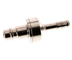 Nickel-plated Brass DN 7.2 (Euro) Air Coupling Plug 6 mm Hose Pillar Double Shut-Off